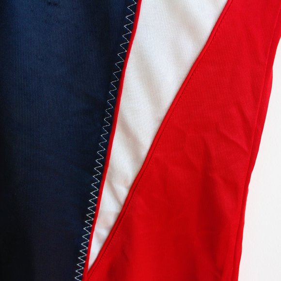 Vintage 80's Fila Blue & Red Basketball Tank Top - Picture 5 of 6